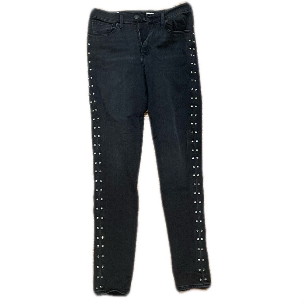 LEVI’S Premium - black beaded skinny jeans